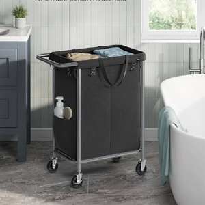 Cesto de Ropa Sucia con Ruedas, Plegable, con Bolsa de Lavado Extraíble - Product Image 3