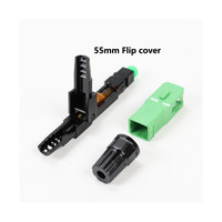 DK-FIBER SC-APC/UPC Fiber Optic Adapter Fast Connector for FTTH