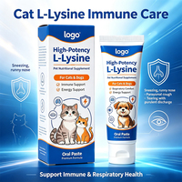 Gel Nutritionnel L-Lysine Taurine pour Chat 120g – Complément Immunitaire, Respiratoire et Oculaire pour Chatons – Vente en Gros OEM