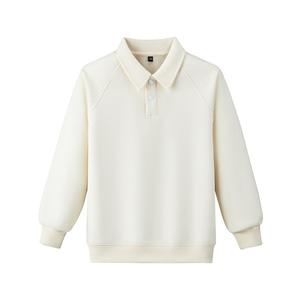 Qingli Oem No Tariff Nouveau Style Enfants Couleur Unie <span class=keywords><strong>Polo</strong></span> À Manches Longues Printemps Automne À La Mode Sweat - Product Image 3