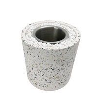 Brûleur à bioéthanol autoportant Bongo BGA11287, cheminée de table en métal au design classique avec écran de protection