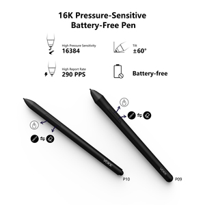 จอแสดงผลสำหรับวาดภาพ <span class=keywords><strong>VEIKK</strong></span> VK1600 ขนาด 15.6 นิ้ว พร้อมหน้าจอ IPS HD และปากกาแบบไม่ต้องใช้แบตเตอรี่ 2 ด้าม - Product Image 2