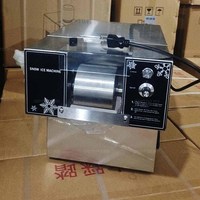 Machine à glace pilée et à flocons de neige automatique à haute productivité, en acier inoxydable 304, pour usage commercial, différentes couleurs disponibles
