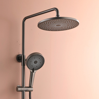 Mitigeur de douche thermostatique moderne salle de bain mitigeur en laiton robinet de douche 10 pouces système de douche à effet pluie rond