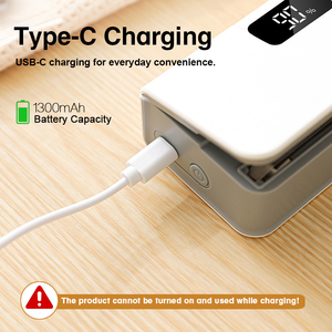 Mini Sigillatrice Portatile Silenziosa Multifunzione Ricaricabile USB per Sacchetti di Plastica, Snack e <span class=keywords><strong>Conservazione</strong></span> <span class=keywords><strong>Alimenti</strong></span> 1500mAh - Product Image 3