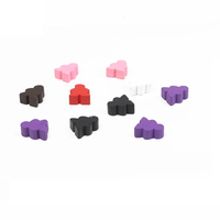 Pions de jeu en bois colorés personnalisables, mini jetons de joueur, pièces pour jeux de société, jeux de table, fête, famille, enfants, amusants, écologiques