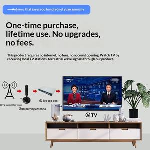 جهاز استقبال رقمي عالمي للاستخدام الداخلي في المناطق الريفية بدون شبكة، نظام استقبال مجاني للتلفزيون الرقمي - Product Image 2