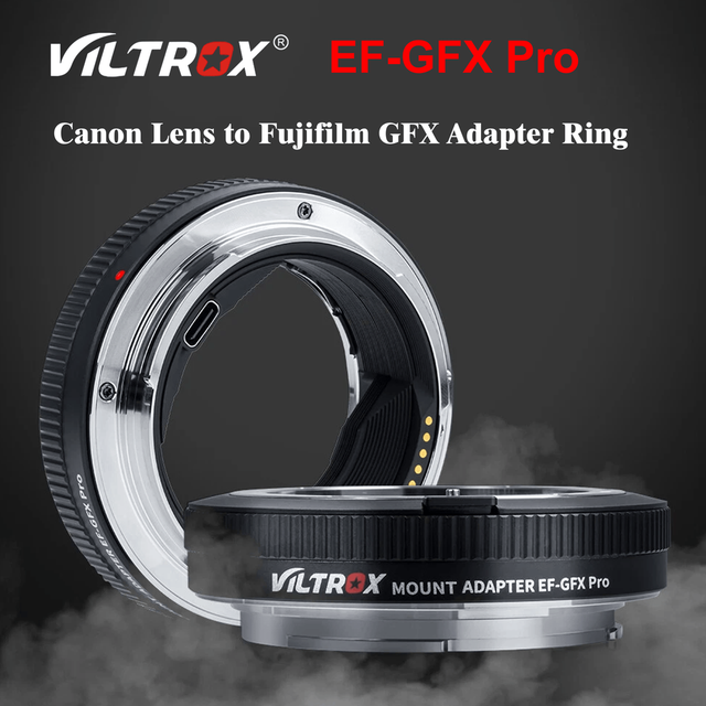 Viltrox Ef-gfx Pro Adapter - Ef to Gfx W/ Autofocus & Type-c Upgrade