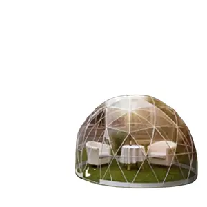 预制聚氨酯聚氯乙烯材料铝大型圆顶房屋销售纤维玻璃圆顶房屋
