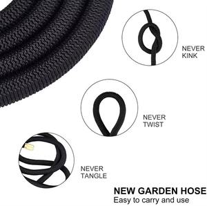 OEM États-Unis Enrouleur de tuyau d'arrosage rétractable double en latex avec poignée télescopique anti-corrosion et extension automatique 3x - Product Image 6