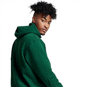 Sudadera con Capucha TOFEN SPORTS para Hombre, 100% Algodón, 300gsm, Gruesa, con Logotipo Digital, Cuello en V, Forrada, Resistente al Viento e Impermeable - Product Image 2