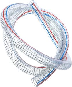 Mangueira de PVC Transparente de Alta Pressão com Reforço de Aço e Serviço de Corte para Óleo, Gás, Água, Drenagem e Bombas de Aquário - Product Image 1