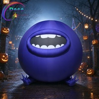 Ballon monstre gonflable pour Halloween, maison hantée, fête foraine, accessoire photo, décoration