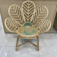 Chaise en rotin au prix le plus bas, chaise en osier, chaise vintage pour enfant, de Kid Furniture, avec un design unique, provenant d'une usine vietnamienne
