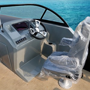 Pontón de aluminio, yate de recreo pequeño de lujo de 27 pies - Product Image 5