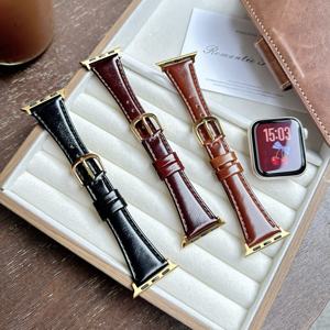 Correas de Reloj de Cuero Genuino Vintage de 22 mm, Correas de Reloj de Lujo para Apple Watch Series 11 10 9 49 mm 46 mm, Accesorios - Product Image 2