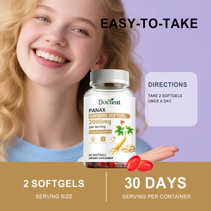 ซอฟต์เจลโสมแพแน็กซ์วีแกนคุณภาพสูง 2000 มก. สารสกัดสมุนไพร อาหารเสริม สูตรสะอาด ดูดซึมง่าย สมบูรณ์แบบ - Product Image 3