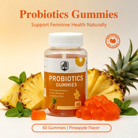 Gummies Probiotiques Haute Puissance OEM d'Usine, Bactéries Actives pour le Bien-être Intestinal, Bonbons Mous, Logo Personnalisé