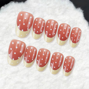 Venta Directa de Fábrica de Extensiones de <span class=keywords><strong>Uñas</strong></span> Postizas INS Strawberry, Personalizables al por Mayor, <span class=keywords><strong>Uñas</strong></span> Postizas de Almendra de Alta Calidad - Product Image 1