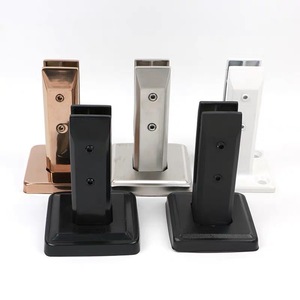 Hiện đại 304 thép không gỉ Kính clip cho phòng tắm hồ bơi biệt thự cầu thang kính cường lực đấm miễn phí cơ sở cố định 201 loạt - Product Image 1