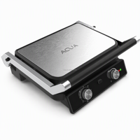 Nouvelle presse à panini électrique 2200W pour grillades de steak, 220-240V 50/60Hz, double chauffage uniforme, pour petit-déjeuner, usage domestique