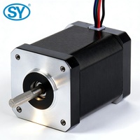 Moteur pas à pas de précision Nema 17 42x60mm 60NCM 2.1A 12V 24V 1.8° Câble 4 fils 0.5m Axe 5mm pour imprimante 3D Moteur hybride bipolaire CE