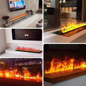 <span class=keywords><strong>Chimenea</strong></span> Moderna de Vapor con Atomización 3D, Inserto Eléctrico Personalizado con Niebla de Agua, Llama Fría para Decoración Interior de Villas - Product Image 5