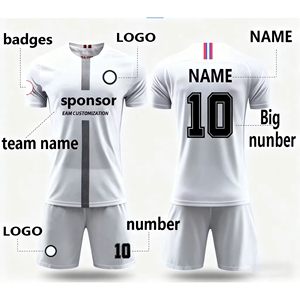 Maglia da Calcio Personalizzata Unisex Dry Fit 2026, T-shirt per Tifosi con Logo Personalizzato, Abbigliamento Leggero per Eventi Estivi 2026 - Product Image 2