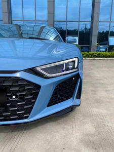 OId vers les nouveaux Kits de carrosserie R8 pour <span class=keywords><strong>Audi</strong></span> 2007-2014 R8 mise à niveau vers <span class=keywords><strong>2022</strong></span> + R8 voiture pare-chocs moteur capot jupes latérales Auto accessoires extérieurs - Product Image 4