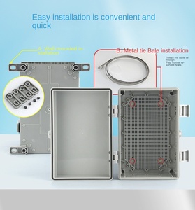 Custom Ip 67 <b>Plastic</b> <b>Electronical</b> Waterproof Ip66 Weather Proof Explosion Proof Abs Enclosure Junction Box - Product Image 6