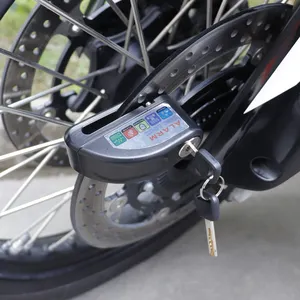 MK622 Bicycle Disc Brake Lock Waterproof Security Anti-theft Mountain E Bike Alarm Lock Motorcycle Disc Brake Alarm Lock