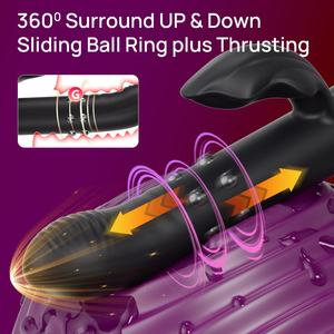 Skalierbarer Liebhaber Verbesserte Version Rolling <span class=keywords><strong>Ball</strong></span> Rod Weibliche Silikon Vibration Rod Adult Sex Produkte Großhandel - Product Image 4