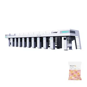 Stable printing computer easy to operate 1 to 10 color customizable gravure printing machine