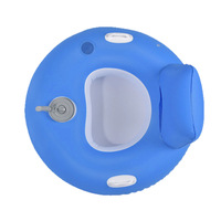 Flotteur de piscine électrique pour adultes, flotteur de lac motorisé, chaise flottante gonflable avec moteur, hélice en PVC pour fête au bord de la piscine ou du lac