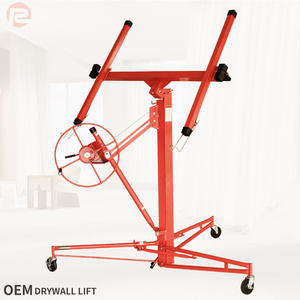 11 '16' <span class=keywords><strong>Drywall</strong></span> Lift eternit <span class=keywords><strong>Panel</strong></span> Sheetrock pengangkat-Orange-mesin angkat terbaik-Castor 5 "-board Lift - Product Image 2