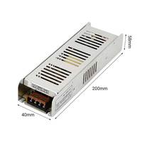 Alimentation électrique à découpage ultra-mince en aluminium AC/DC, refroidissement par air, 200W pour bande LED, imprimante 3D, caméra CCTV