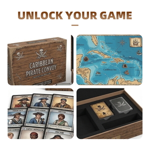 <span class=keywords><strong>Jeu</strong></span> de cartes personnalisable artisanal en carton, jetons de <span class=keywords><strong>style</strong></span> antique, tapis de <span class=keywords><strong>jeu</strong></span> de haute qualité pour le plaisir familial, conforme CPSIA - Product Image 3
