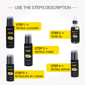 Kit de soins pour la peau pour hommes, huile naturelle Oem, produits de <span class=keywords><strong>soin</strong></span> du <span class=keywords><strong>visage</strong></span>, nettoyant, hydratant, Anti-âge, organique, 20 pièces - Product Image 4
