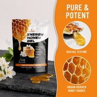 AegleWell Sachets de Gel Énergétique au Miel, Hydratation Électrolytique, Boost d'Énergie Durable pour Marathon, Activités de Plein Air et Usage Quotidien