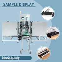Ligne de production automatisée personnalisable pour l'assemblage de cintres à pantalons, entraînée par servomoteur avec inspection visuelle