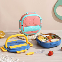 Boîte à lunch isotherme séparée en acier inoxydable 304 pour enfants et bébés de 550 ml