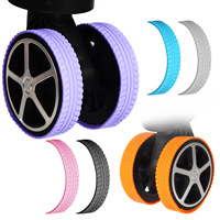 Housses de roues de valise silencieuses et absorbant les chocs |   Protections de roulettes antidérapantes en silicone épaissi