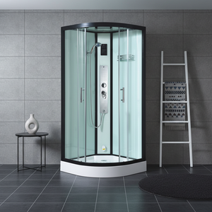 ห้องอาบน้ำกระจกนิรภัยแบบเลื่อนคู่ 5-8 มม. ติดตั้งง่าย พร้อมแผงควบคุมฟังก์ชั่น SS304 ขายส่ง - Product Image 1