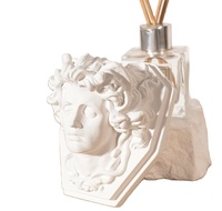 JY Méduse Art Aromathérapie Pierre Ornement Plâtre Statue Diffuseur pour Décoration Maison Musée Souvenir Cadeau