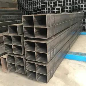 High Quality ASTM Black Hollow Section CS Q235 Hot Rolled SMLS Seamless Carbon Steel Square Metal Pipe Tube