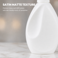 Bouteille vide en plastique HDPE de 500 ml pour lessive, avec pompe distributrice, pour savon liquide et shampoing, forme personnalisable, vente en gros