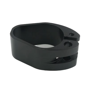 Abrazadera de Montaje de Aluminio Anodizado Negro Mecanizada por CNC Personalizada, Fresado de 5 Ejes, Componente de Repuesto para Motocicleta Personalizado - Product Image 5