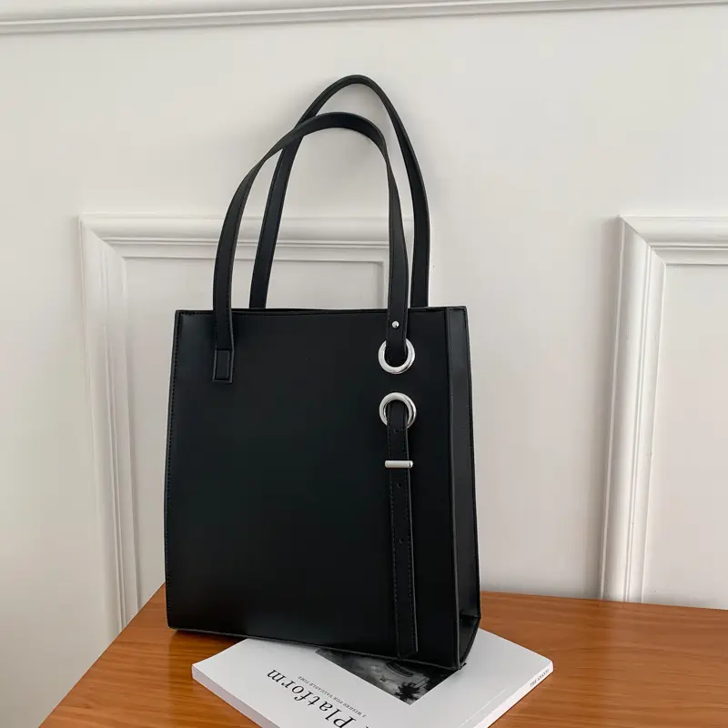 Wholesale popular big size tote leather handbags for women's designer handbags ladies luxury shoulder tote bags