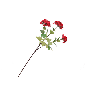 Hydrangée artificielle à trois têtes, style forêt boisée, décoration douce, fleur en soie fraîche, accessoires de photographie pour mariage en extérieur - Product Image 3