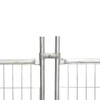 Panneaux de clôture temporaires, vente chaude, clôture de jardin, ranch, acier galvanisé, mobile pour les événements de construction